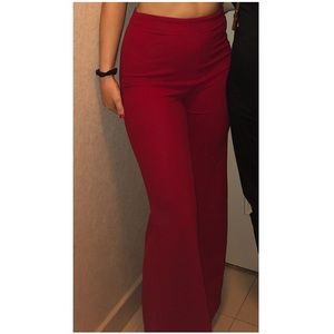 Windsor, red flare pants